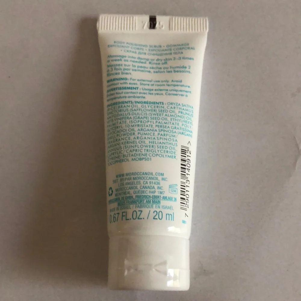 MOROCCANOIL Body Polishing Scrub Travel Size 0.67oz NIP
